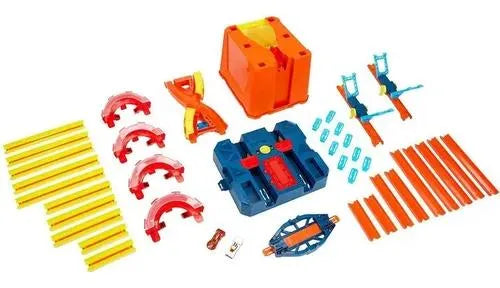 Hot Wheels Pista Track Builder Mega Caixa Boost Box Edição Especial