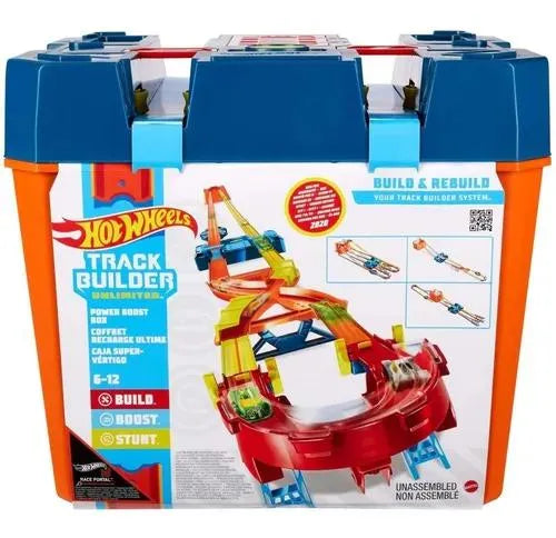 Hot Wheels Pista Track Builder Mega Caixa Boost Box Edição Especial