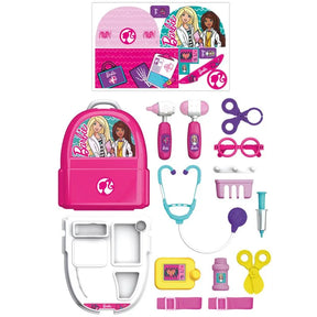 Mochila - Barbie - Doutora Médica - Com + 15 Peças - Fun