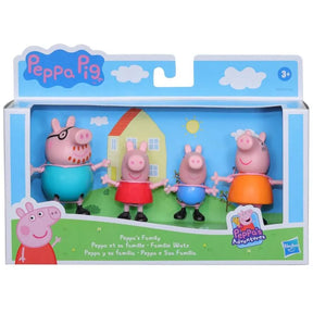 Conjunto de Mini Figuras - Peppa Pig - Peppa e Sua Família - Hasbro