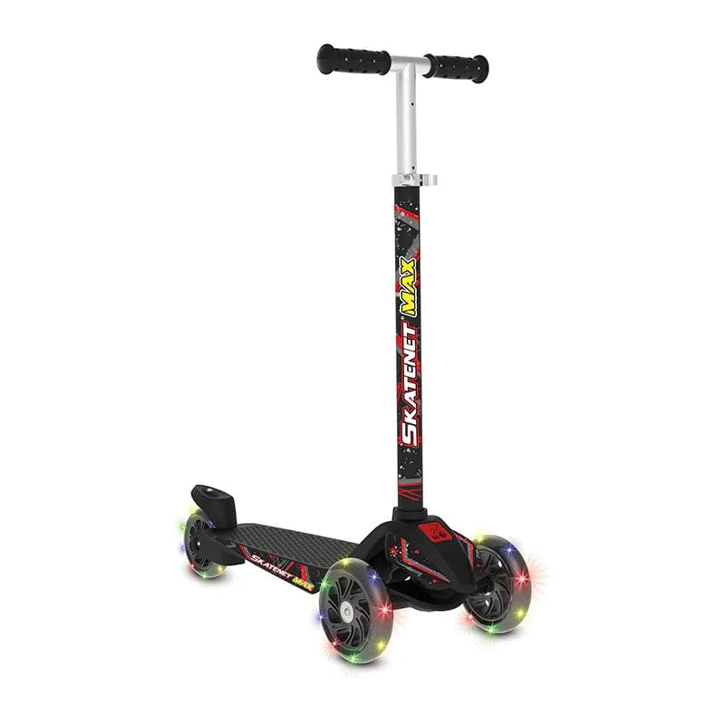 Patinete Skatenet - Max Black - LED - Bandeirante - Esporte