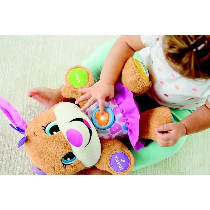 Pelúcia de Atividades - Aprender e Brincar - Smart Stages - Irmã do Cachorrinho - Fisher-Price