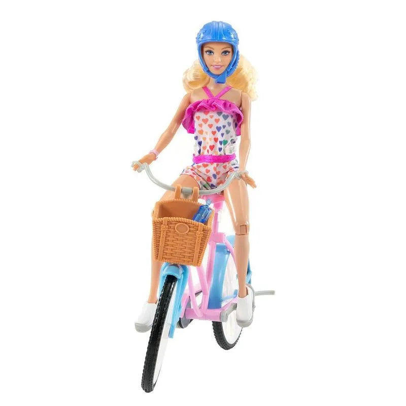 Boneca e Acessórios - Barbie - Passeio De Bicicleta - 18cm - Mattel