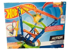 Hot Wheels Pista De Corrida Ciclone De Alta Velocidade + Car