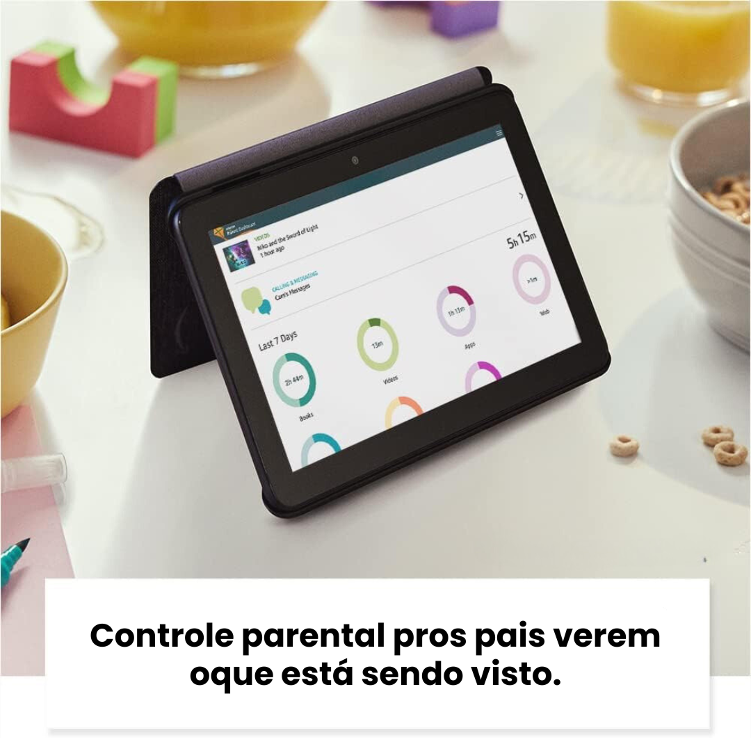 Tablet Amazon Fire 7 - Bateria com 10 Horas de Duração! (Promoção de Dia das Crianças)