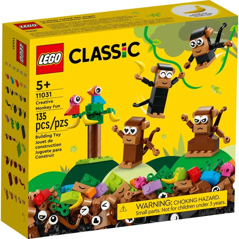 LEGO - Classic - Diversão Criativa Com Macacos - 11031