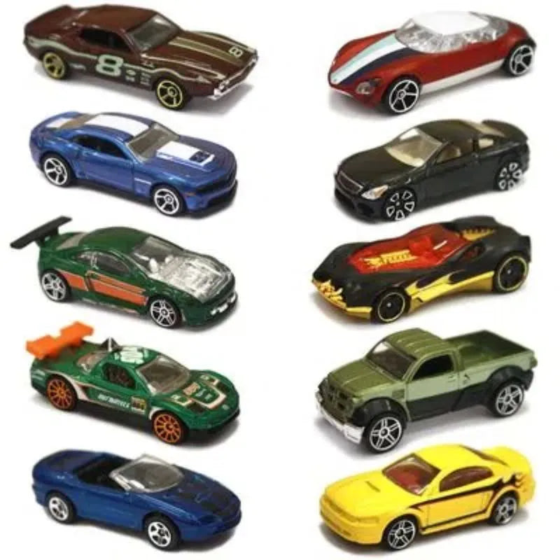 Conjunto de Veículos - Hot Wheels - Pacote com 10 Carros - Surpresa - Mattel