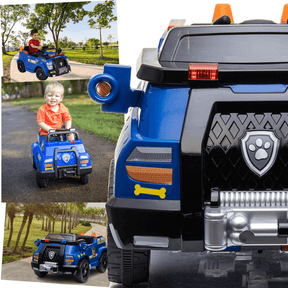 Carro de Policia Eletrico Patrulha Canina Chase 12V Controle - Esporte