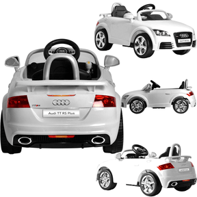 Carro Eletrico Audi TT RS Plus 12V com Controle Remoto Branco - Esporte