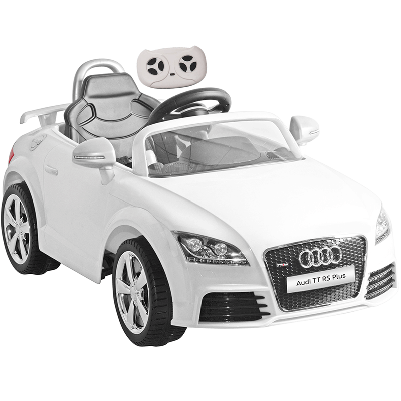 Carro Eletrico Audi TT RS Plus 12V com Controle Remoto Branco - Esporte