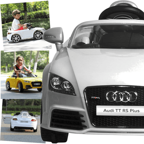 Carro Eletrico Audi TT RS Plus 12V com Controle Remoto Branco - Esporte