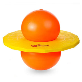 Brinquedo Clássico - Pogobol - Amarelo e Laranja - Estrela - Esporte