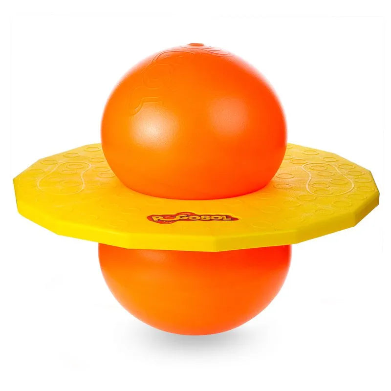 Brinquedo Clássico - Pogobol - Amarelo e Laranja - Estrela - Esporte