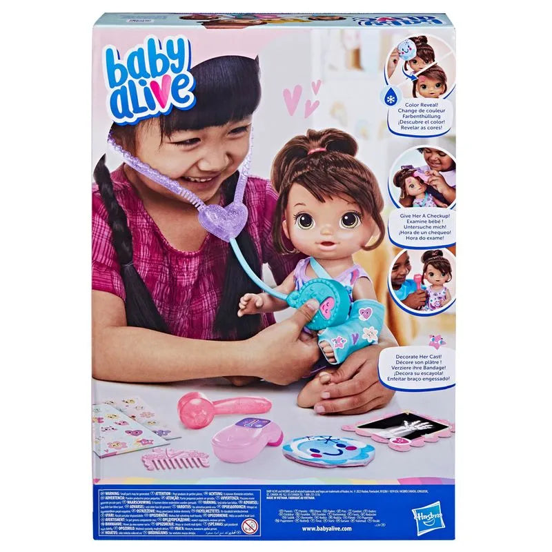 Boneca Bebê com Acessórios - Baby Alive - Bella - Hora da Consulta - F7536 - Hasbro