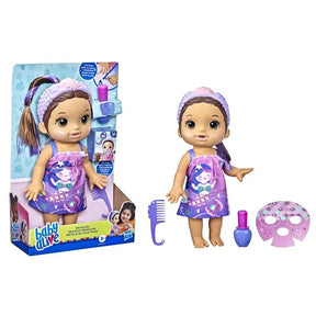 Boneca - Baby Alive - Glam SPA - Dia de Princesa - Morena - F3565 - Hasbro