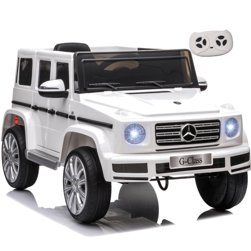 Carro Eletrico Zippy Toys Mercedes Benz G500 12V Controle Branco - Esporte