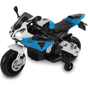 Moto Eletrica Infantil Zippy Toys BMW S1000RR Aterish 12V Azul - Esporte