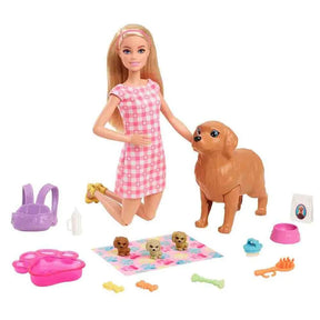 Boneca e Acessórios - Barbie - Cachorrinhos Recém Nascidos - 32 cm - Mattel