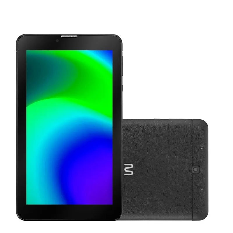 Tablet Multilaser M7 3G 32GB Tela 7 pol. 1GB RAM + Wi-fi Android 11 (Go edition) Processador Quad Core - Preto - NB360OUT [Reembalado]