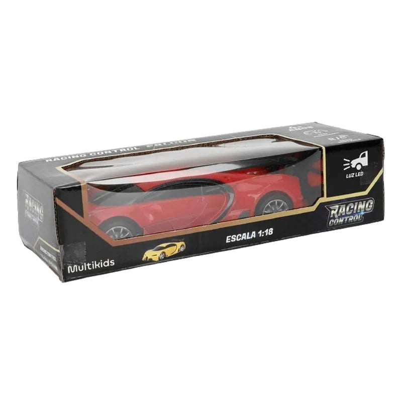 Carrinho Com Controle Remoto - Racing Control Falcon - Escala 1:18 - Multikids - Vermelho