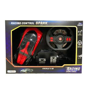 Carrinho de Controle Remoto - Racing Control Raptor - 1:16 - Multikids - Vermelho e Preto