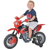 Moto Eletrica Infantil Xplast Motocross 6V Vermelha - Esporte