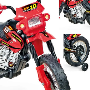 Moto Eletrica Infantil Xplast Motocross 6V Vermelha - Esporte