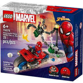 LEGO - Super Heroes - Marvel - Perseguição De Moto - Spider-Man VS. Doc Ock