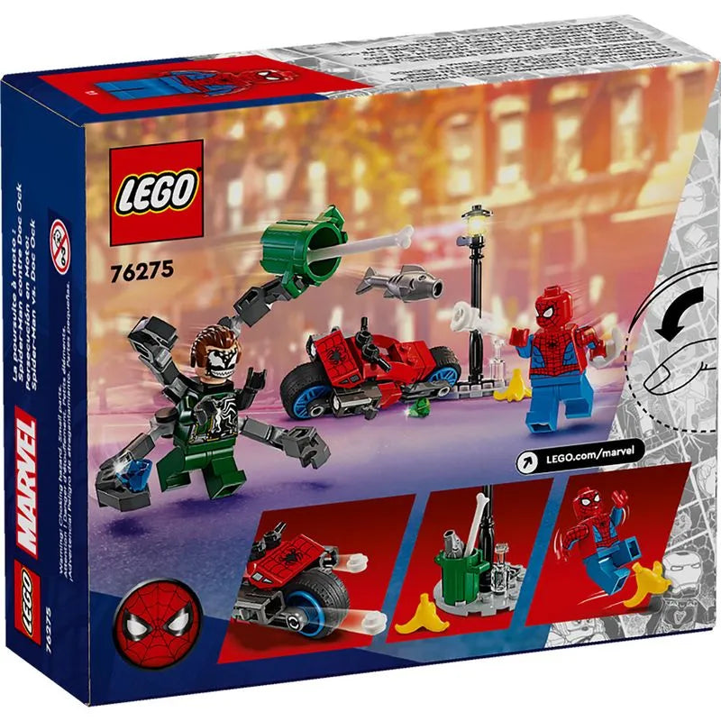 LEGO - Super Heroes - Marvel - Perseguição De Moto - Spider-Man VS. Doc Ock