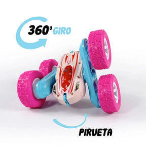 Carrinho de Controle Remoto Quick Run Car Rosa Recarregável Brinquedo Infantil 4X4 Mega Compras