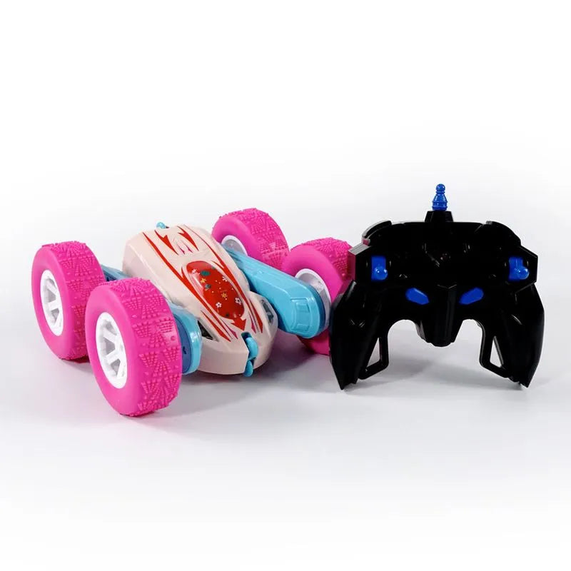 Carrinho de Controle Remoto Quick Run Car Rosa Recarregável Brinquedo Infantil 4X4 Mega Compras