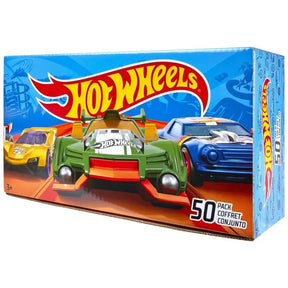 Kit com 50 Miniaturas Hot Wheels em Escala 1:64 Diversos Estilos e Cores Mattel