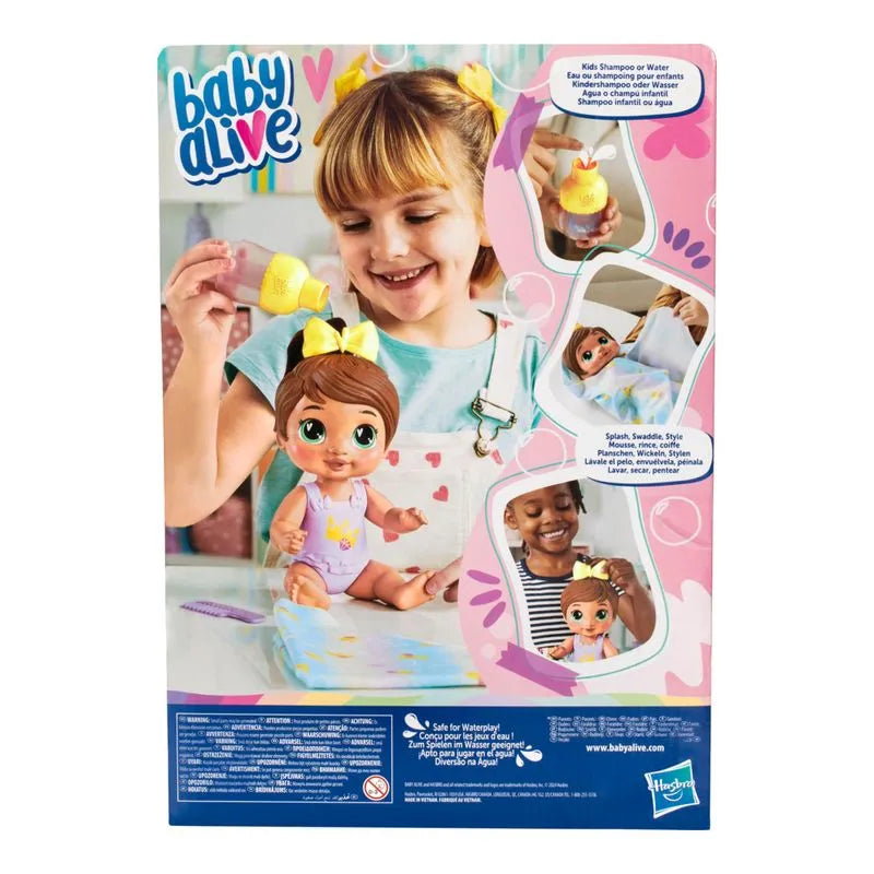 Boneca Bebê - Baby Alive - Sophia Sparkle - Bolhas Mágicas - Hasbro