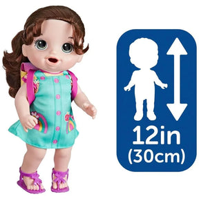 Boneca Hora da Escola com Acessórios Educativos para Crianças Acima de 3 Anos, Baby Alive, Cabelo Castanho