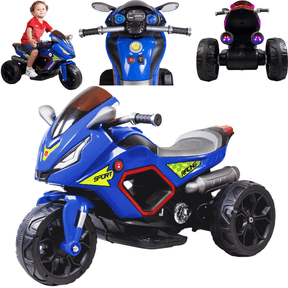 Moto Elétrica Infantil Biemme Sport Racing com LED e Efeito de Fumaça 6V - Boy Esporte