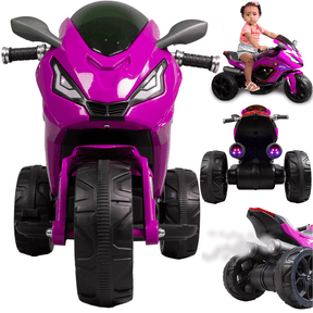 Moto Elétrica Infantil Biemme Sport Racing com LED e Efeito de Fumaça 6V - Girl Esporte