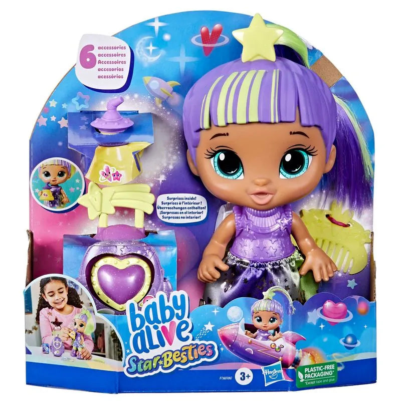 Boneca Bebê - Baby Alive - Star Besties - Lovely Luna - Hasbro