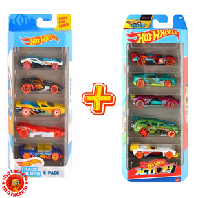 Compre 1 e Leve 2 - Pack de 5 Carrinhos Hot Wheels! ( ÚLTIMAS UNIDADES )