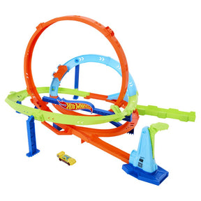 Conjunto de Pista e Carrinho - Hot Wheels - Desafio Ciclone Action Loop - Mattel