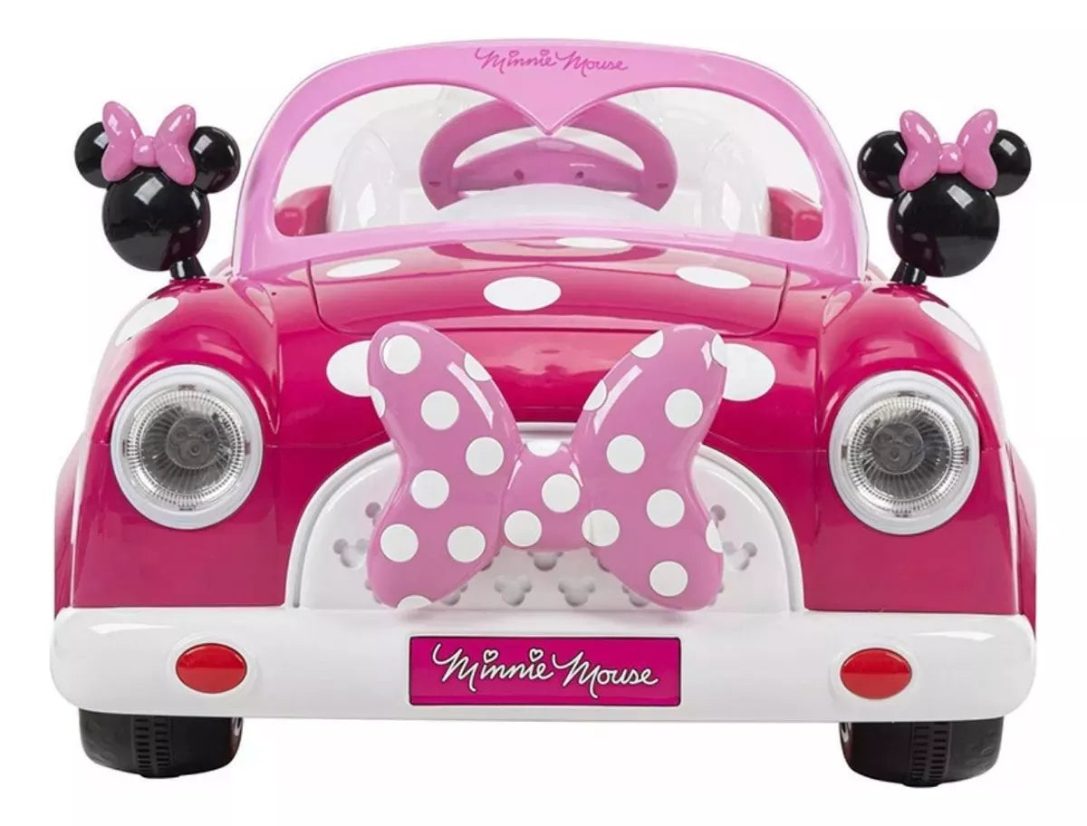 Carrinho Elétrico Infantil 6v Som E Luz Minnie Zippy Toys