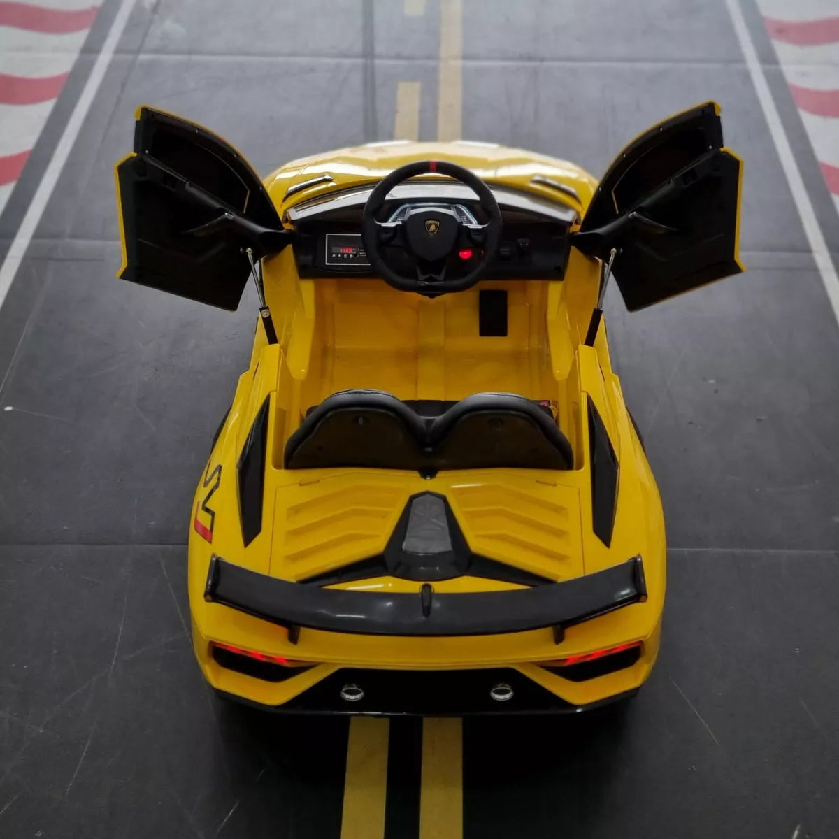 Carro Elétrico Infantil Lamborghini Aventador Amarelo 12v