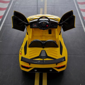 Carro Elétrico Infantil Lamborghini Aventador Amarelo 12v