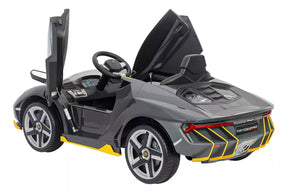 Carro Elétrico Infantil Lamborghini Centenário Cinza 12v