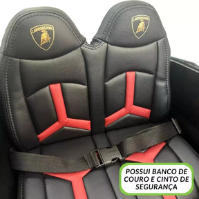 Carro Elétrico Infantil Lamborghini Aventador Vermelho 12v