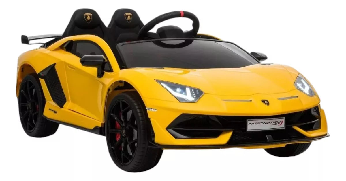 Carro Elétrico Infantil Lamborghini Aventador Amarelo 12v