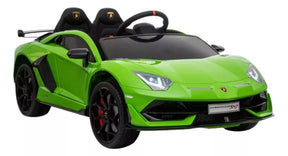 Carro Elétrico Infantil Lamborghini Aventador Verde 12v