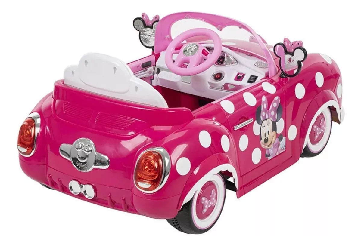 Carrinho Elétrico Infantil 6v Som E Luz Minnie Zippy Toys