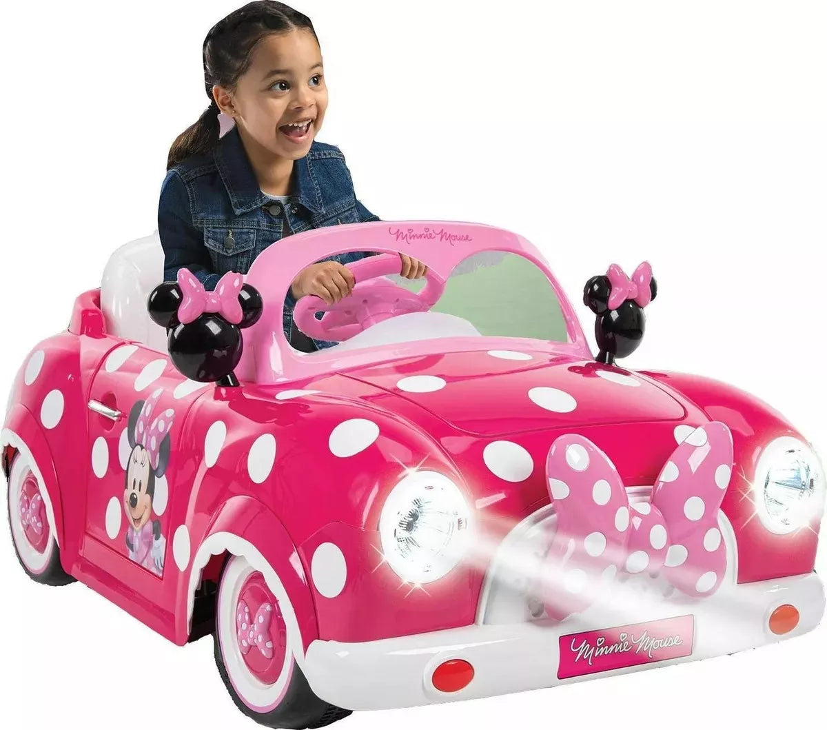 Carrinho Elétrico Infantil 6v Som E Luz Minnie Zippy Toys