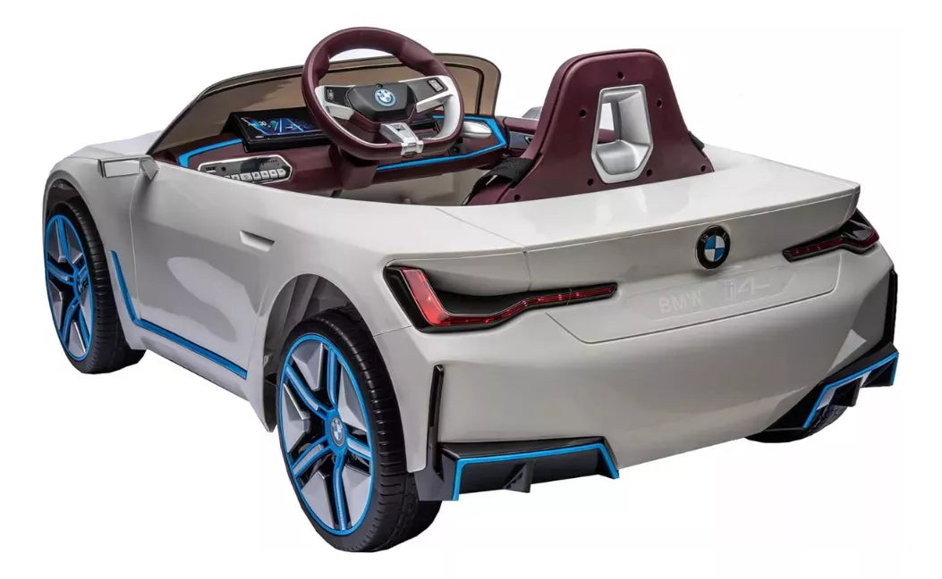 Carrinho Eletrico Infantil Bmw I4 12v - Branco Zippy Toys