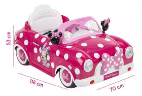 Carrinho Elétrico Infantil 6v Som E Luz Minnie Zippy Toys